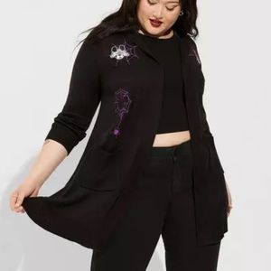 TORRID | Disney Mickey And Minnie Mouse Halloween Cardigan With Hood Sweater